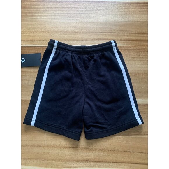 Converse Boys Athletic Shorts With Side Pockets Drawstring Black Size 5 - Picture 4 of 12